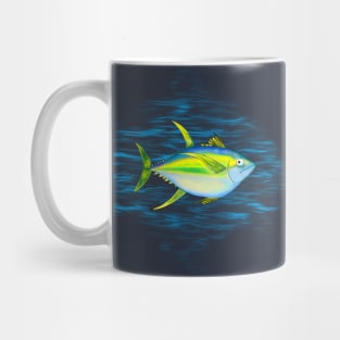 Yellowfin Tuna design Mug